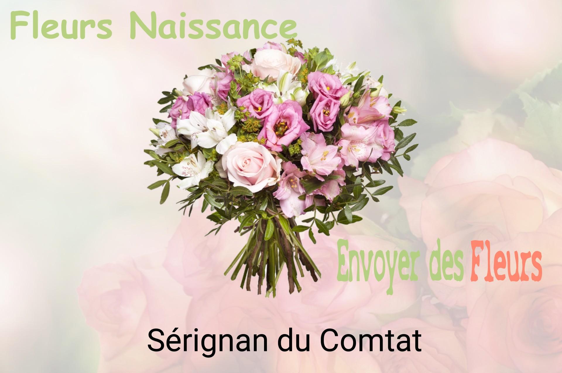 Bouquet de fleurs de naissance livré à Sérignan-du-Comtat